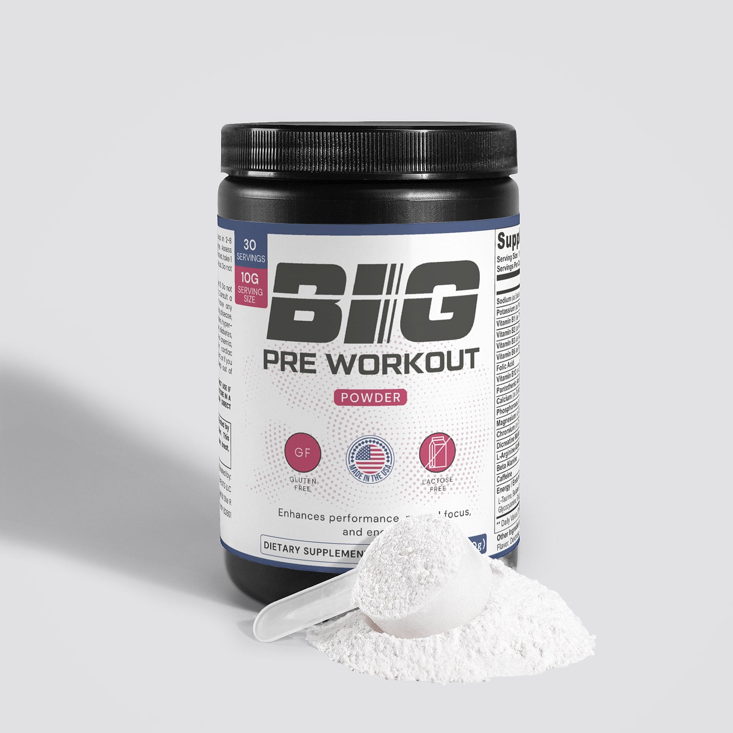 BIG Pre-Workout Powder (Fruit Punch)